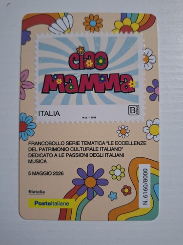 Tessera filatelica jovanotti - tessera,