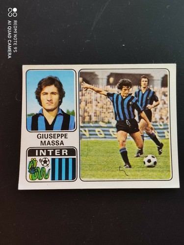 Figurina panini giuseppe massa - figurina,